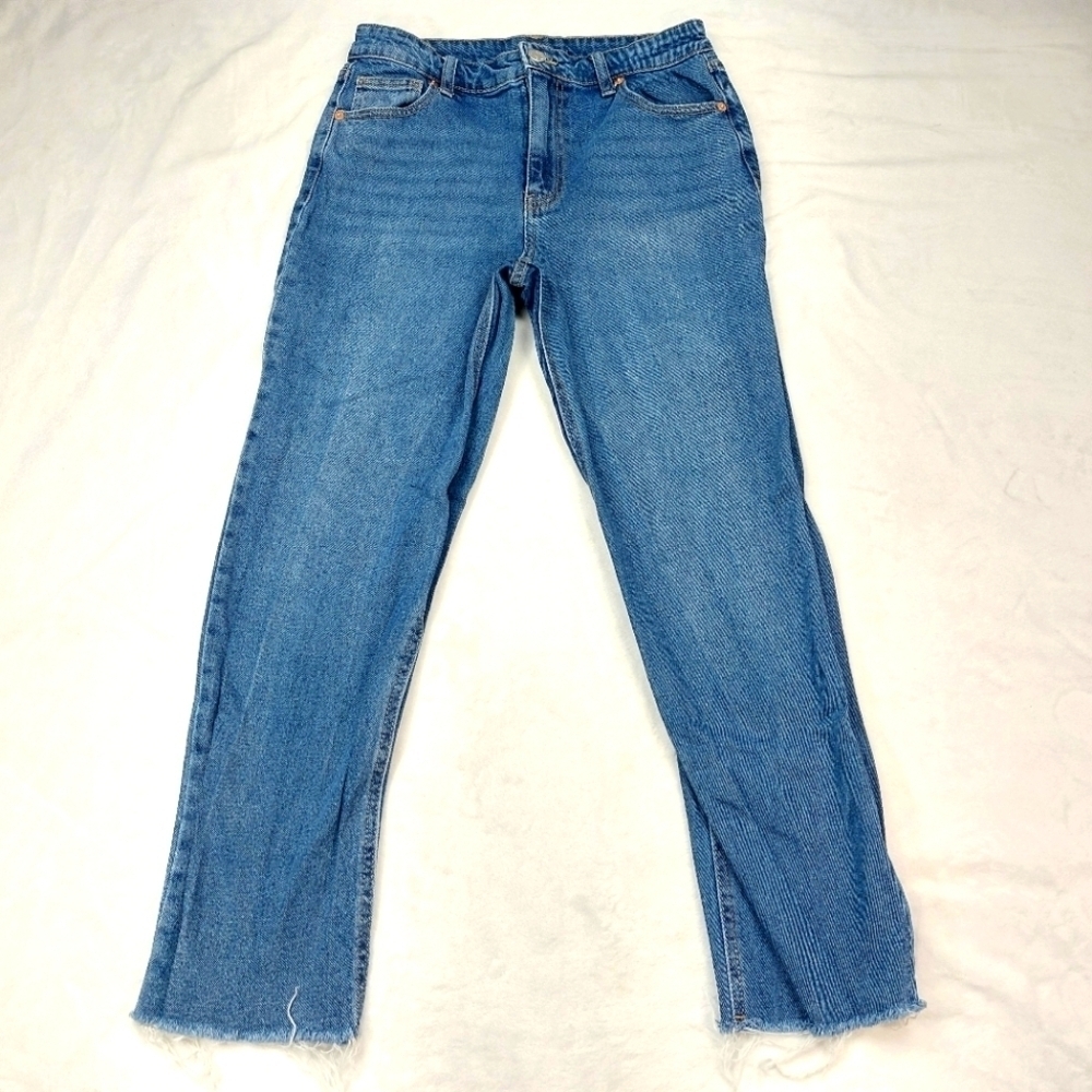 WILD FABLE JEANS WOMEN'S BLUE HIGHRISE STRAIGHT ANKLE DENIM PANTS SIZE 6